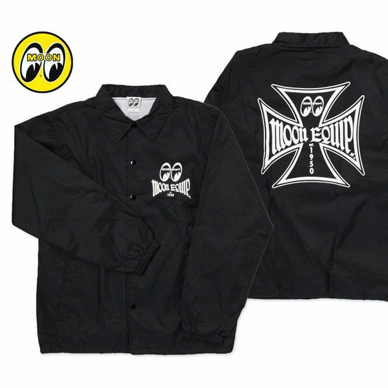ムーンアイズ ジャケット メンズ ウインドブレーカー ジャンパー おしゃれ かっこいい アメカジ バイク 冬 秋 起毛 Mooneyes Iron Cross コーチジャケット 通販 Lineポイント最大0 5 Get Lineショッピング