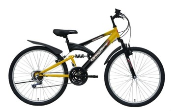 《飛馬》26吋弓箭型雙避震車-黃/黑 526-54-3