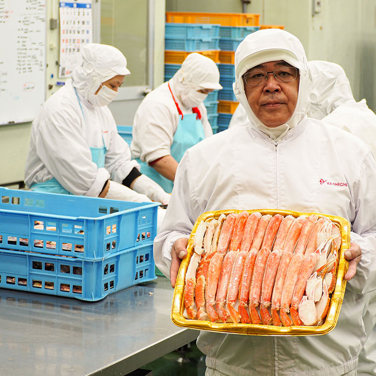 ボイル たらばがに 足 1kg カット済 ハーフポーション タラバ 弥七商店 かに弥 たらば蟹 タラバガニ かに カニ 蟹 鍋 焼きガニ