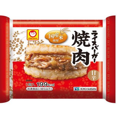  冷凍食品 東洋水産 ライスバーガー 国産米使用 焼肉 牛カルビ 黒豚生姜焼き 喜多方 ビビンバ ルーロー飯 36袋 関東圏送料無料