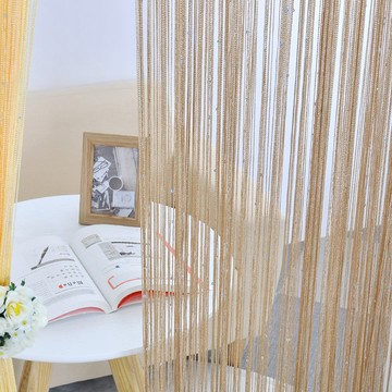 Arachne 亮片線簾 米色 寬100cm x 長280cm  100cm寬 x 280cm高