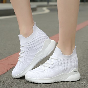 新款內增高跳舞鞋楊麗萍演出廣場舞鞋軟底外穿時尚舞蹈鞋鬼步舞鞋