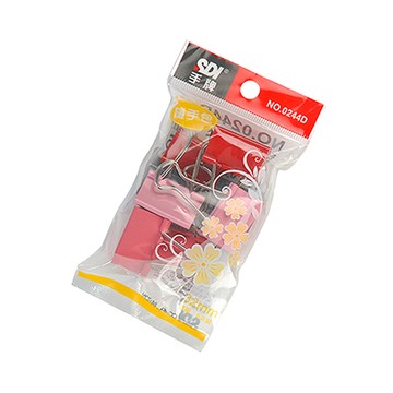 SDI彩色長尾夾隨手包/0244D/32mm/混色出貨/6支/包