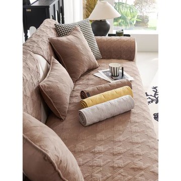 純棉沙發墊夏天四季通用沙發套罩全蓋布防滑靠背巾簡約現代輕奢風