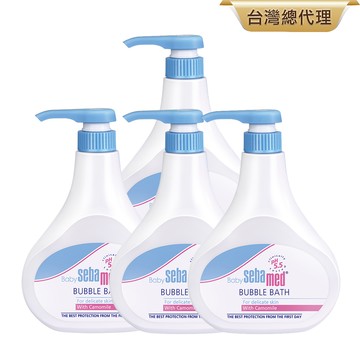 施巴5.5 sebamed 嬰兒泡泡浴露500ml  4入組