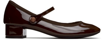 Repetto 棕色 Rose 玛丽珍鞋