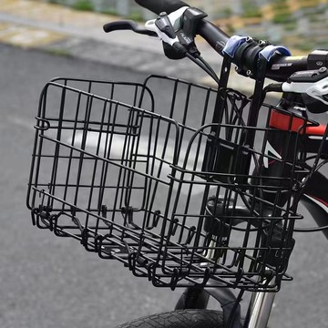 免運 開立發票 車筐 機車後備箱筐 自行車車筐車籃子前車筐折疊前車籃山地車掛籃折疊車筐后置通用型特惠/快速出貨