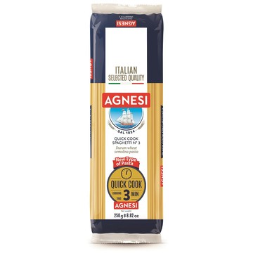 [家速配]Agnesi 3分鐘快煮義大利直麵 250g