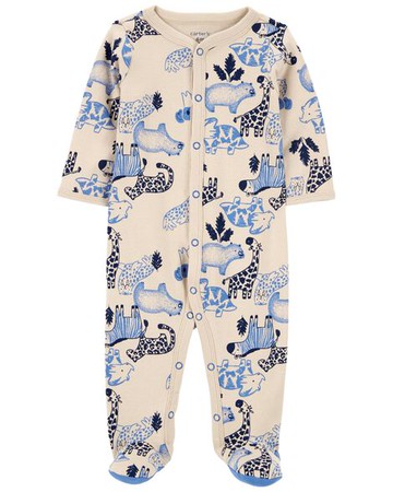 Baby Safari Snap-Up Cotton Sleep & Play