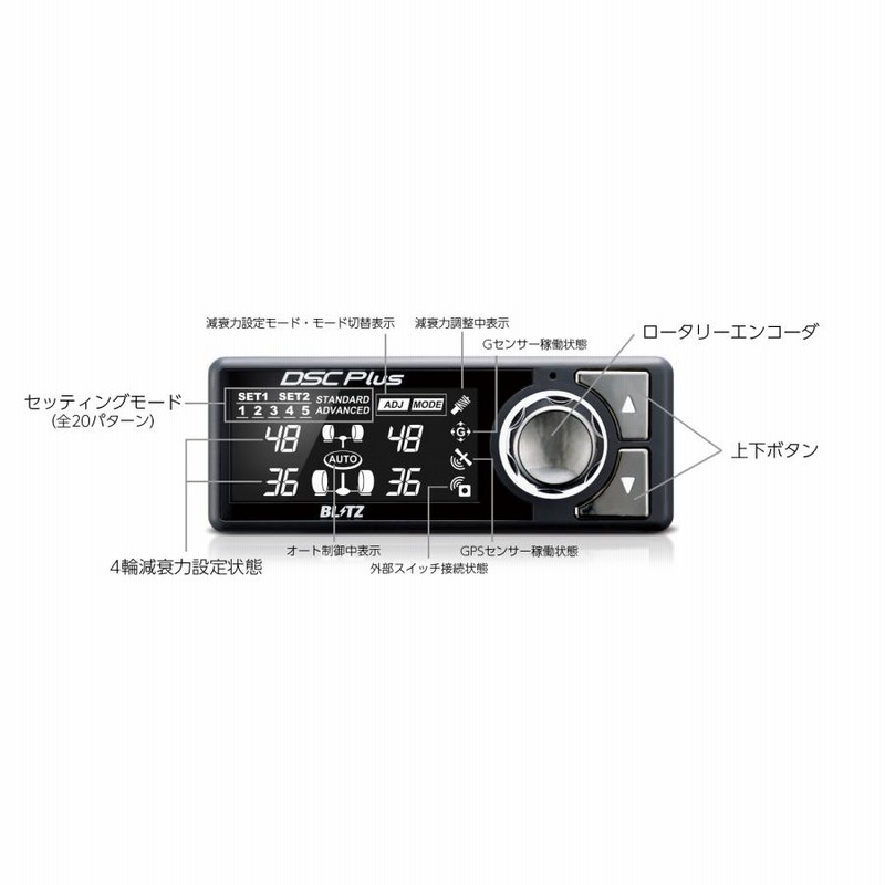 BLITZ/ブリッツ】 車高調 DAMPER ZZ-R SpecDSC PLUS 全長調整式