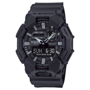 CASIO 卡西歐 G-SHOCK 酷炫黑潮雙顯錶 GA-010-1A1  黑色