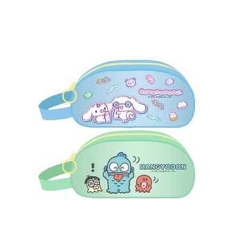 三麗鷗 透明手提筆袋-大耳狗/人魚漢頓