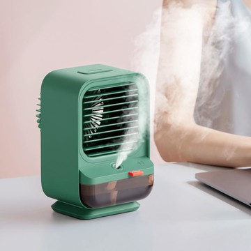 新款香薰冰霧風扇usb水冷小風扇桌面風扇便攜式冷風機可搖頭跨境 雙11全館免運