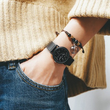 十二星座手表創意星宿手表男女學生簡約時尚潮流個性情侶手表禮物