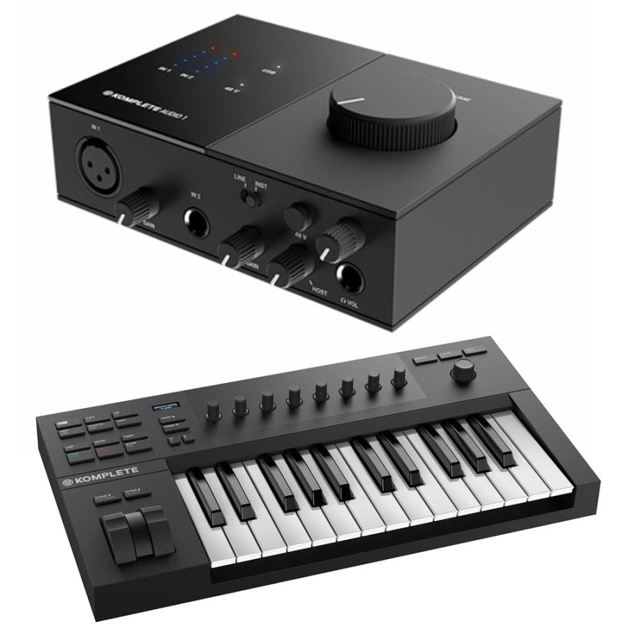 Native Instruments KOMPLETE AUDIO オーディオインターフェイス   KOMPLETE KONTROL A25 MIDIキーボード