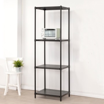 百變金鋼 四層沖孔烤漆鐵架45x45x150cm