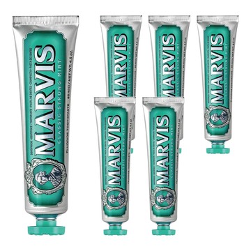 MARVIS 台灣公司貨 義大利牙膏 經典薄荷  85ml  1入  6條