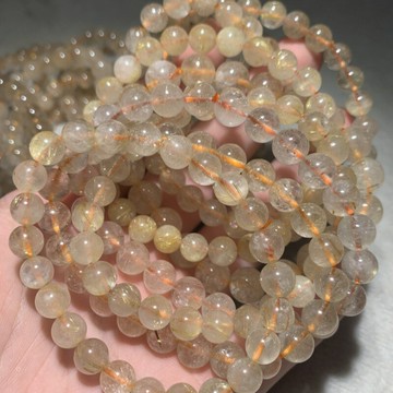 天然巴西金發晶手鏈維納斯貓眼鈦晶DIY手串招米米成品批發 鑫弘-素時衣櫥