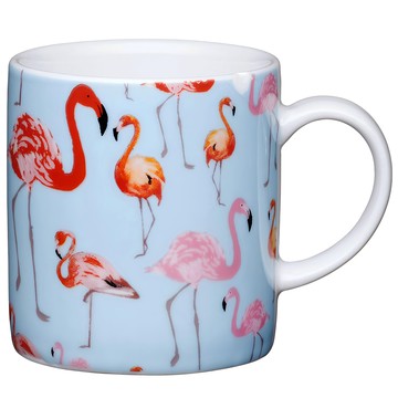 KitchenCraft 瓷製濃縮咖啡杯 (紅鶴 80ml)  1個