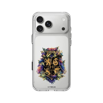 iPhone 17 Pro Max Clear Case（相機按鈕） 透明 - 哈利波特 Harry Potter - 霍格華茲校徽