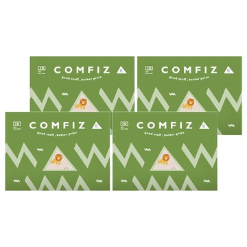 COMFIZ 康菲 大童3D立體醫療口罩 適用7~12歲  20片  叢林探險 淺橘色  4盒