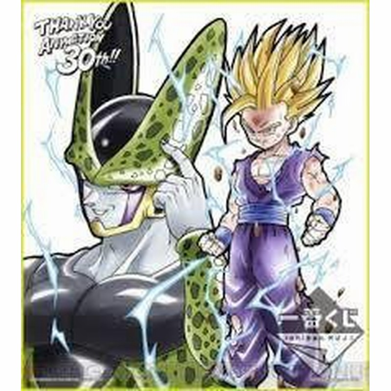 一番くじ ドラゴンボール アニメ30周年記念 セル完全体と悟飯 E賞 色紙 中古品 通販 Lineポイント最大1 0 Get Lineショッピング