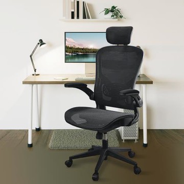 【AOTTO】 高背透氣網布可後躺升降電腦椅(電腦椅 辦公椅 網椅 老闆椅)