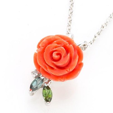 金工坊珊瑚花項鍊