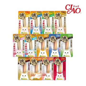 CIAO-魚柳條 1入*24包組（鰹魚燒/本鰹燒）(貓零食、貓肉條)