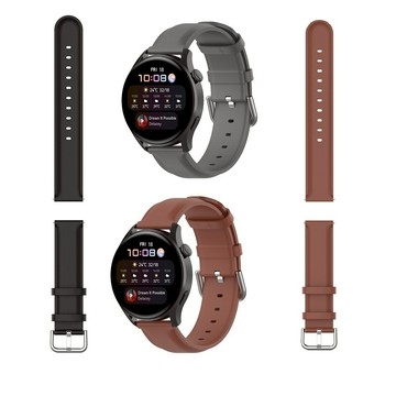 【真皮錶帶】Realme Watch 3 Pro 錶帶寬度22mm 皮錶帶 商務 時尚 替換 腕帶
