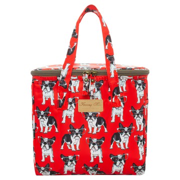 Kwang Min 加厚大容量立體多功能 23 x 14 x 22cm 保溫便當袋  1個  眼鏡狗