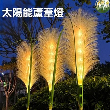 太陽能蘆葦燈 光纖燈草坪燈 戶外草地燈 花園小夜燈 插地燈 庭院燈 造景燈 花園燈 路燈 裝飾燈氣氛燈