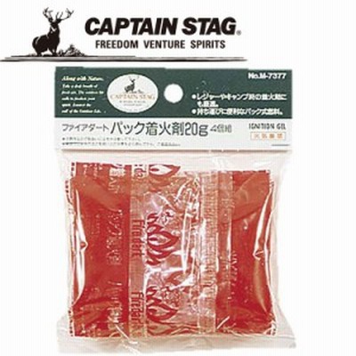 キャプテンスタッグ ファイアダートパック着火剤20g 4個組 M7377