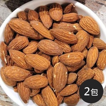 嚴選堅果系列-原味烘焙杏仁(每包120g，共2包)