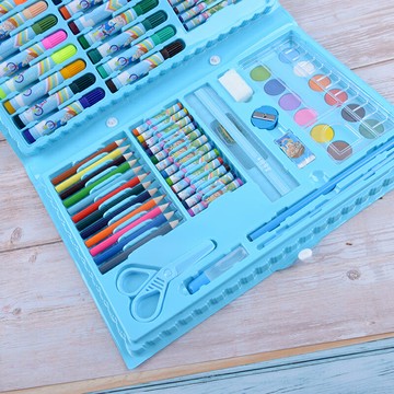 幼稚園水繪筆水彩筆畫畫筆彩色筆蠟筆油畫涂鴉組合套裝【不二雜貨】