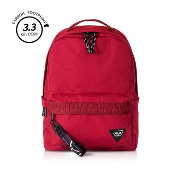 deya 海洋回收經典後背包-陽光紅(15.6吋筆電包) OR2307011