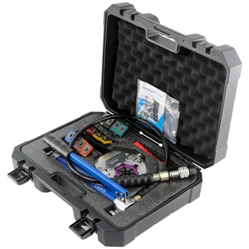 汽車空調便攜式壓管機手動液壓壓管機軟管壓接工具壓接鉗啤管機