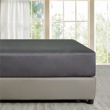 Queen king size外貿尾貨碳灰色1000根埃及棉貢緞床笠保護套特賣