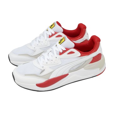 [ACS] Puma 休閒鞋 Ferrari X-Ray Speed 男鞋 白 紅 拼接 法拉利 聯名 307033-04
