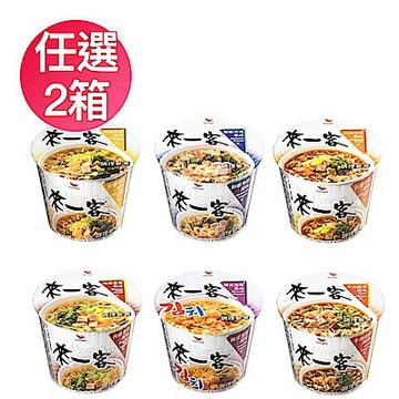來一客 系列風味杯麵(12入/箱)任選2箱