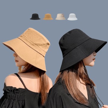 現貨-帽子女韓國潮春季網紅漁夫帽女春夏韓版百搭盆帽防曬遮陽太陽帽