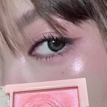 💘愛心發射！~丘比特單色高光 打亮 修容 腮紅盤 高光盤 高光粉 臉部提亮立體 清透自然 爆閃細閃 高光修容粉 臥蠶提亮