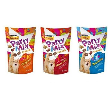 Friskies 【32入組】《Party Mix香酥餅貓零食》60g