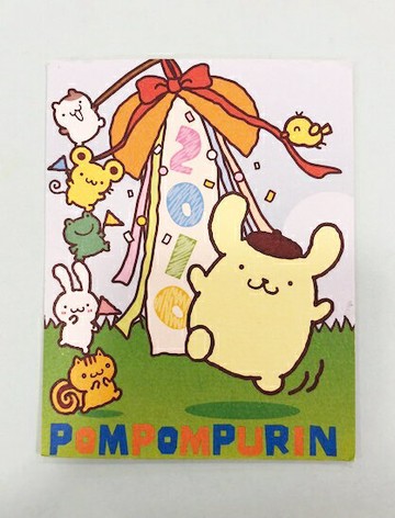 【震撼精品百貨】Pom Pom Purin 布丁狗 Sanrio 布丁狗卡片/明信片-跳歡樂#07834 震撼日式精品百貨