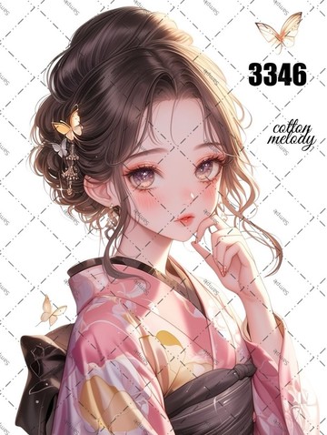 original sticker no.3346 人物貼紙 原創貼紙 原創人物貼紙 裝飾貼紙 cotton melody