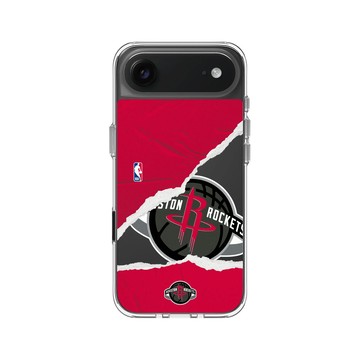 iPhone Air Clear Case（相機按鈕） 透明 - NBA - 熱血系列-休士頓火箭 Houston Rockets - Sweat and Tears