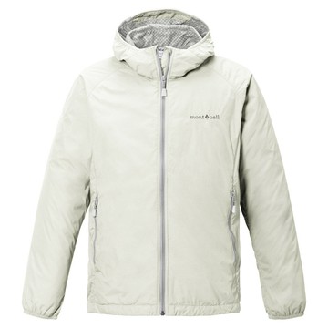 ├登山樂┤日本 mont-bell Light Shell Hooded Jkt Ks 兒童夾克 淺灰 # 1106803LGY