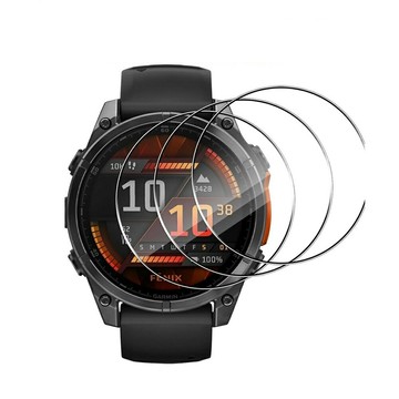 【水凝膜】適用 Garmin Fenix 8 51mm AMOLED Solar 通用 保護貼 全透明 軟膜
