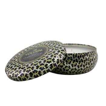 Voluspa Voluspa 3個燈芯裝飾錫芳香蠟燭 - Crisp Champagne 340g/12oz-蠟燭