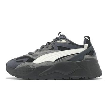 Puma 休閒鞋 RS-X Efekt PRM 男鞋 黑 白 拼接 麂皮 復古 厚底 運動鞋